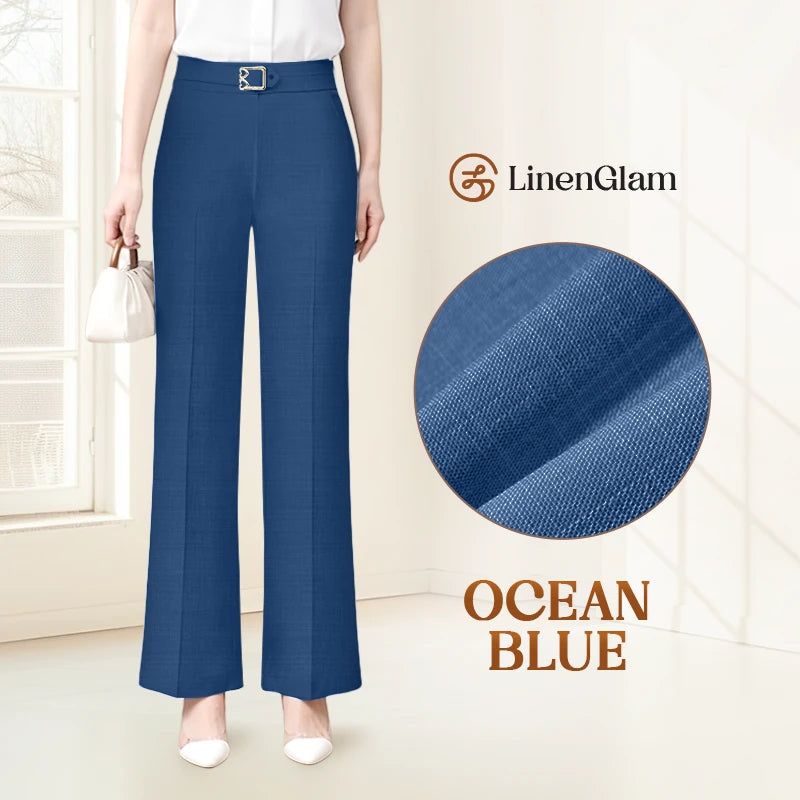 LinenGlam - LAST DAY 70% OFF - Women's All-Season Wide Leg Pants