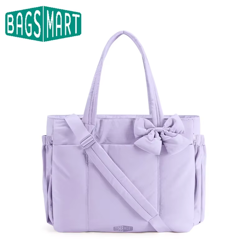 Large Capacity Tote Bag for Women Versatile Commuting Handbag Messenger Multiple Pockets Shoulder Sport Bag