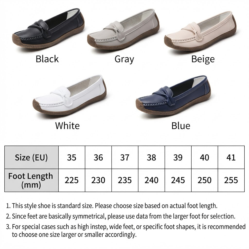 🔥Last Day Special🔥 Women's Orthopedic Leather Loafers – Comfort Walking Shoes