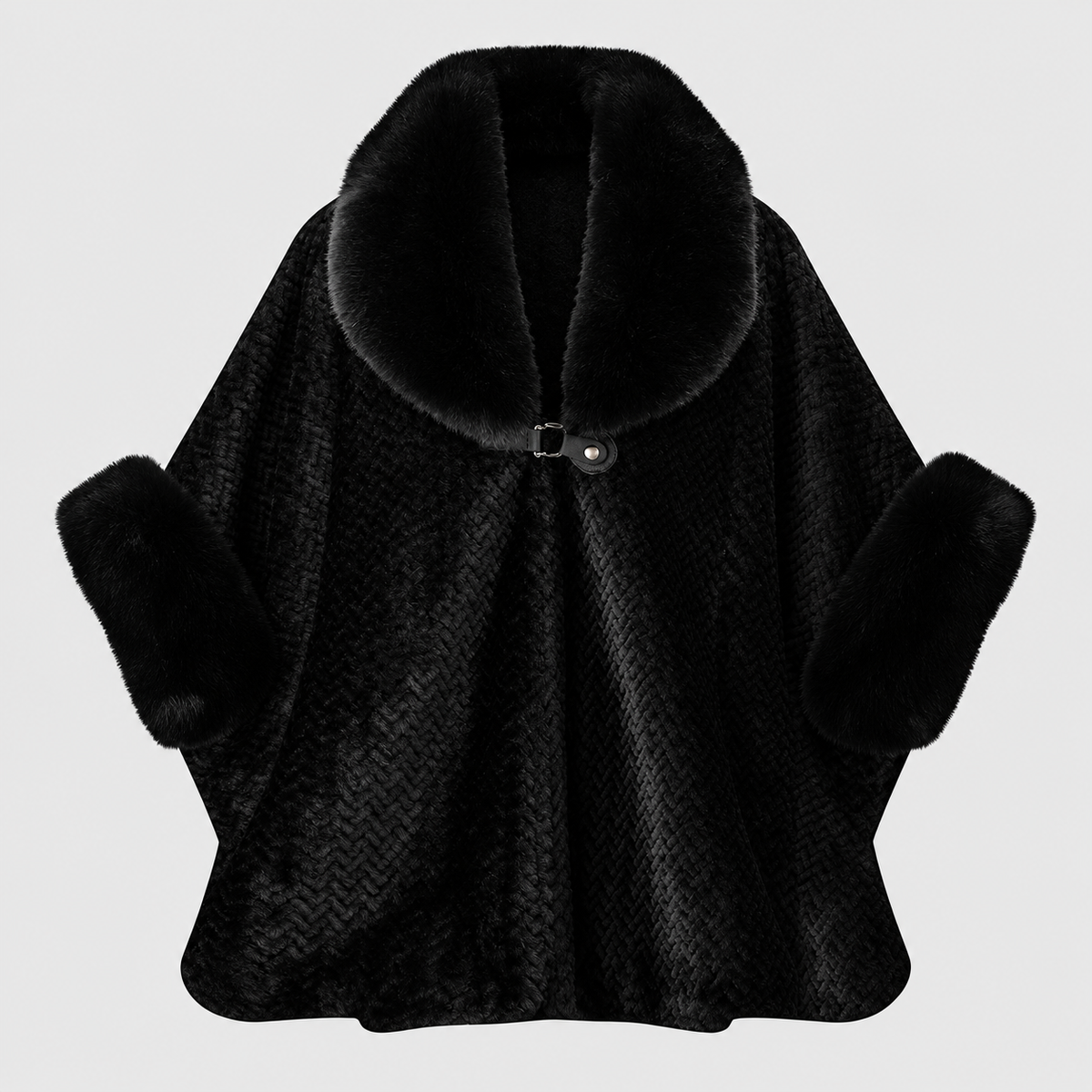 🔥Last Day Sale 55%🔥 2026 Winter Fur Collar Warm Cardigan Coat – Plus Size