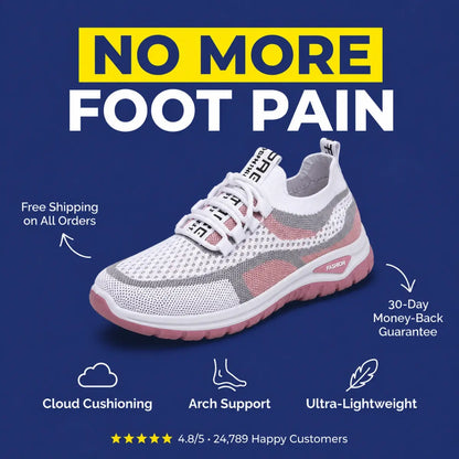 Orthora Comfy – Bequeme orthopädische Sneaker für Senioren mit Fußgewölbestütze