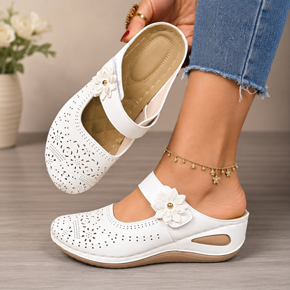 Orthopedic Wide-Toe Wedge Sandals – Lightweight & Non-Slip