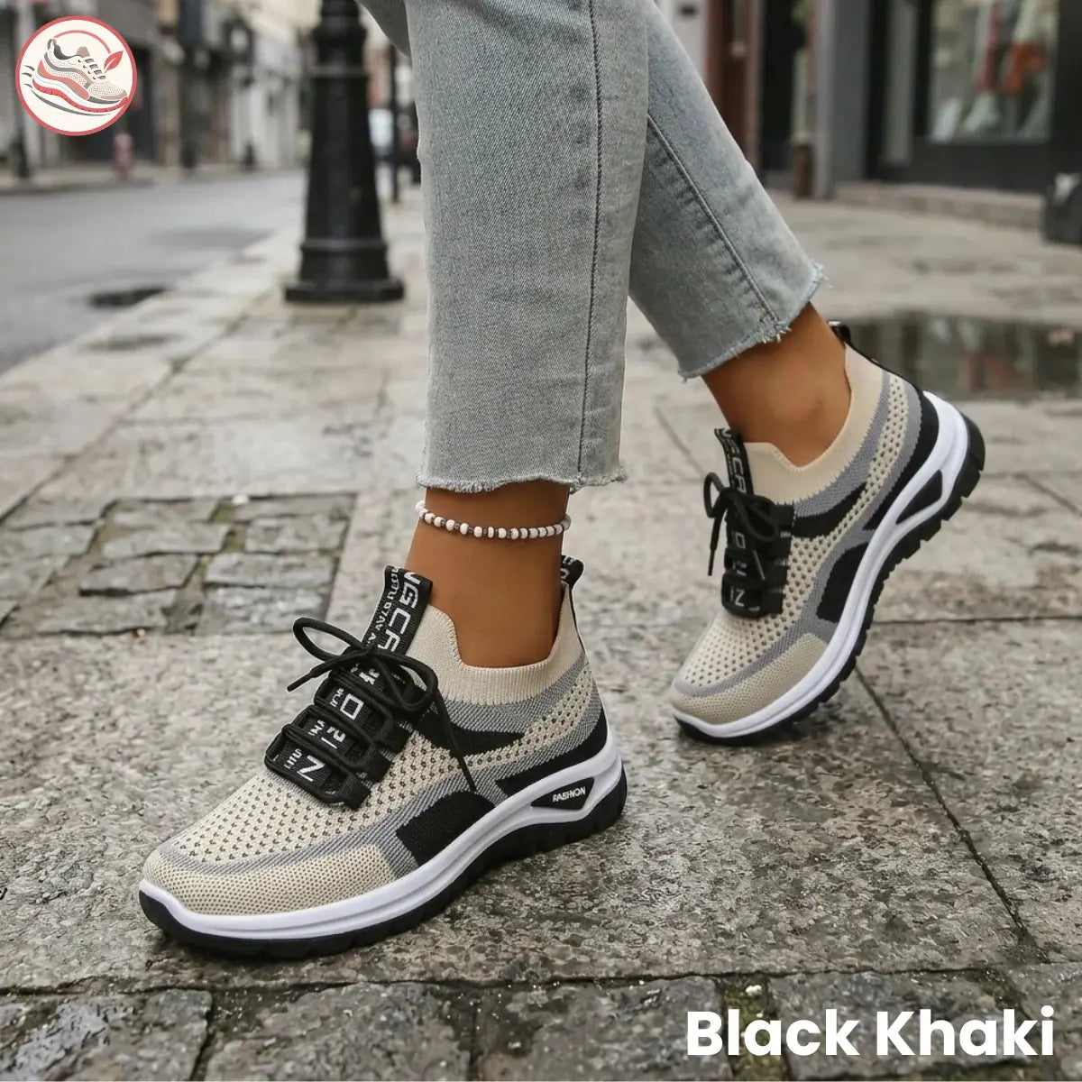 Orthora Comfy – Bequeme orthopädische Sneaker für Senioren mit Fußgewölbestütze