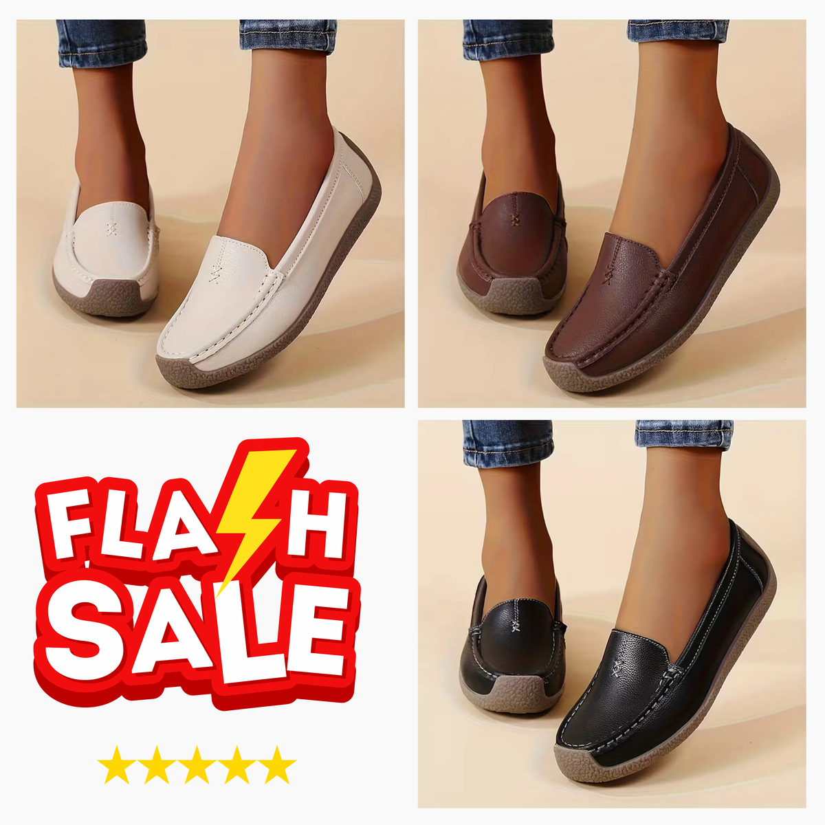 Women’s Comfort Loafers –All-Day Comfort & Supportive Footbed