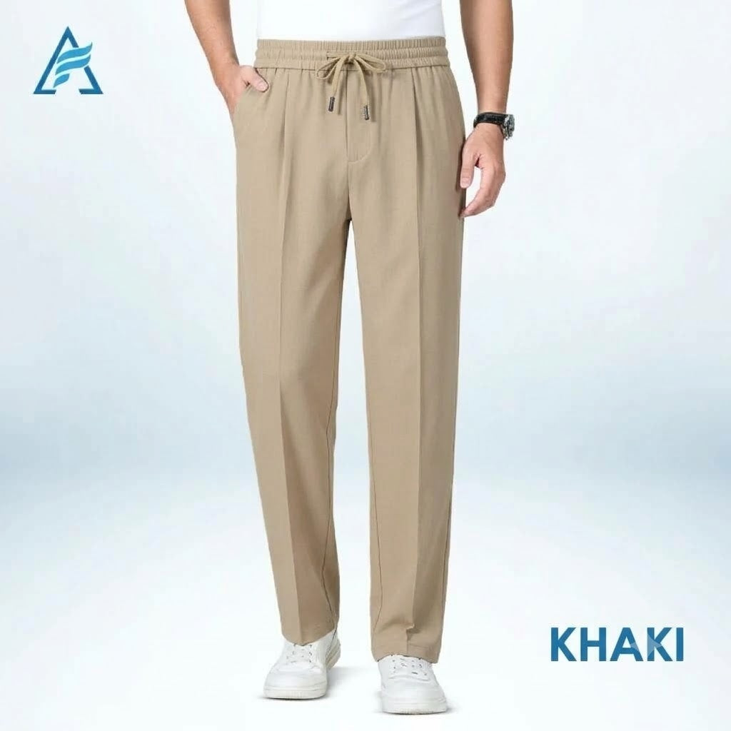 AirFlexion – LETZTER TAG 70 % RABATT – Stretch-Freizeithose mit lockerem Schnitt