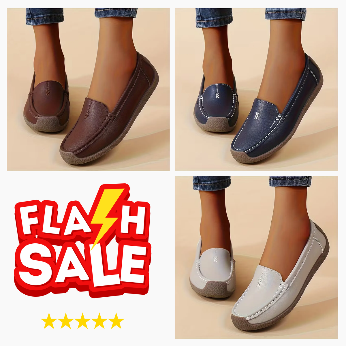 Women’s Comfort Loafers –All-Day Comfort & Supportive Footbed