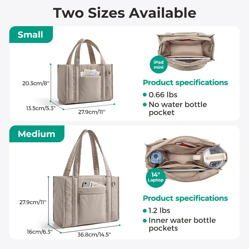 BAGSMART Boxy Tote Bag for Women, Crossbody Bag with Zipper/Detachable Shoulder Strap, Women's Tote Handbags, Daily Causal Work Bag Work Tote for Travel Work College School sohochic