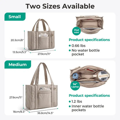 BAGSMART Boxy Tote Bag for Women, Crossbody Bag with Zipper/Detachable Shoulder Strap, Women's Tote Handbags, Daily Causal Work Bag Work Tote for Travel Work College School sohochic