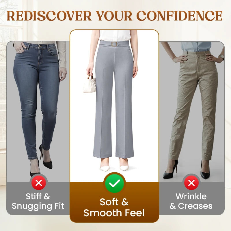 LinenGlam - LAST DAY 70% OFF - Women's All-Season Wide Leg Pants