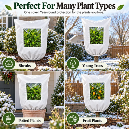 🌱Garden Frost Protection Cover ❄️– Reusable Cover for Pots, Shrubs & Young Trees