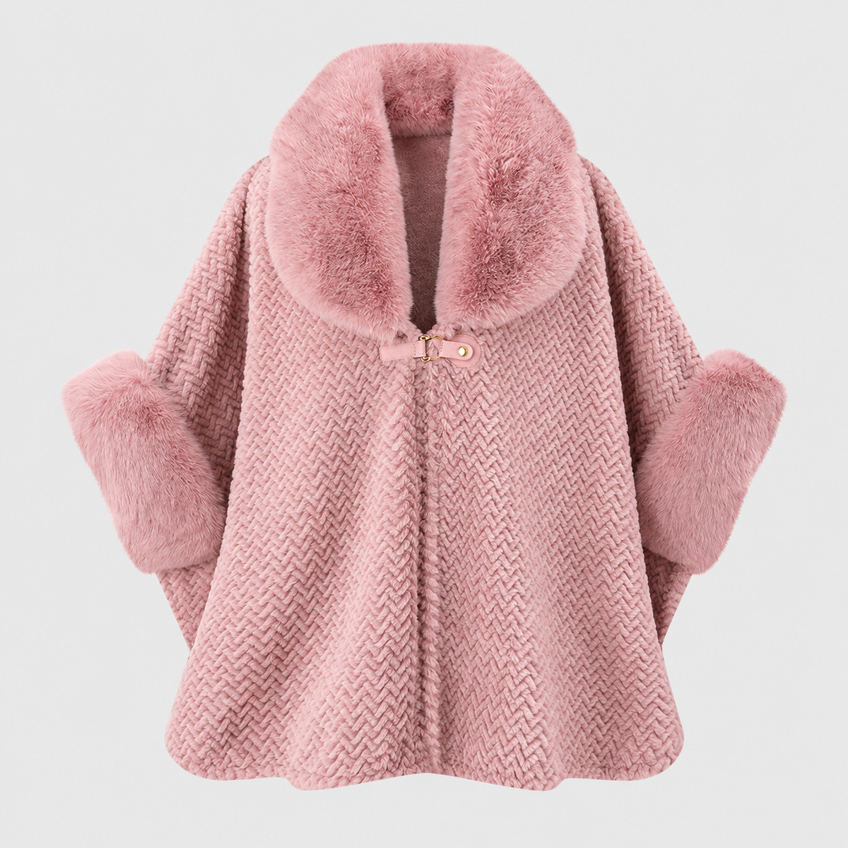 🔥Last Day Sale 55%🔥 2026 Winter Fur Collar Warm Cardigan Coat – Plus Size