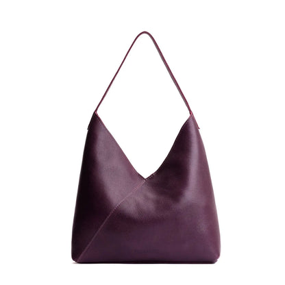 Portland Leather Naomi Shoulder Bag - Real Leather Crossbody & Slouchy Hobo Purse for Women