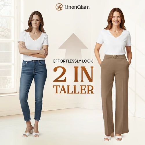 LinenGlam - LAST DAY 70% OFF - Women's All-Season Wide Leg Pants
