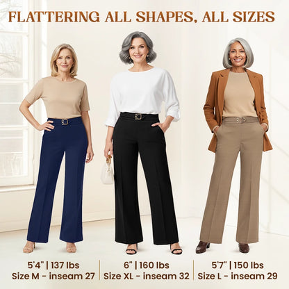 LinenGlam - LAST DAY 70% OFF - Women's All-Season Wide Leg Pants
