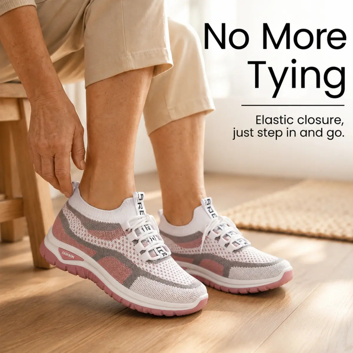 Orthora Comfy – Bequeme orthopädische Sneaker für Senioren mit Fußgewölbestütze