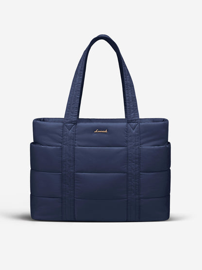 Large Puffer Work Tote Bag, 15.6" 17"