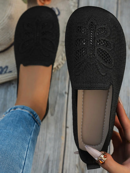 Women's Hollow Out Knit Shoes