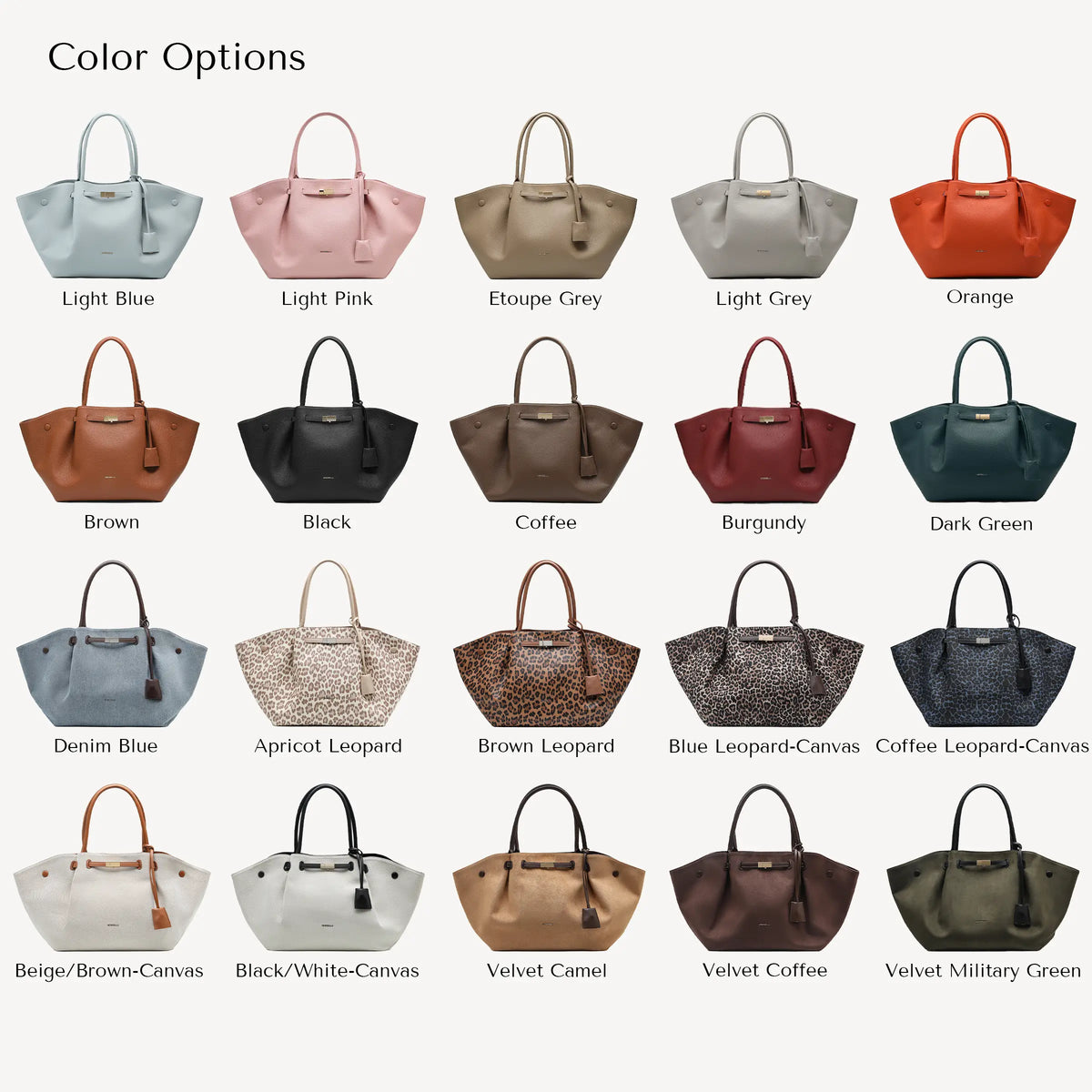 NEWBELLA Marella M Collapsible PU Leather Tote Bag with Magnetic Closure and Luggage Sleeve for Work and Travel #sohoch