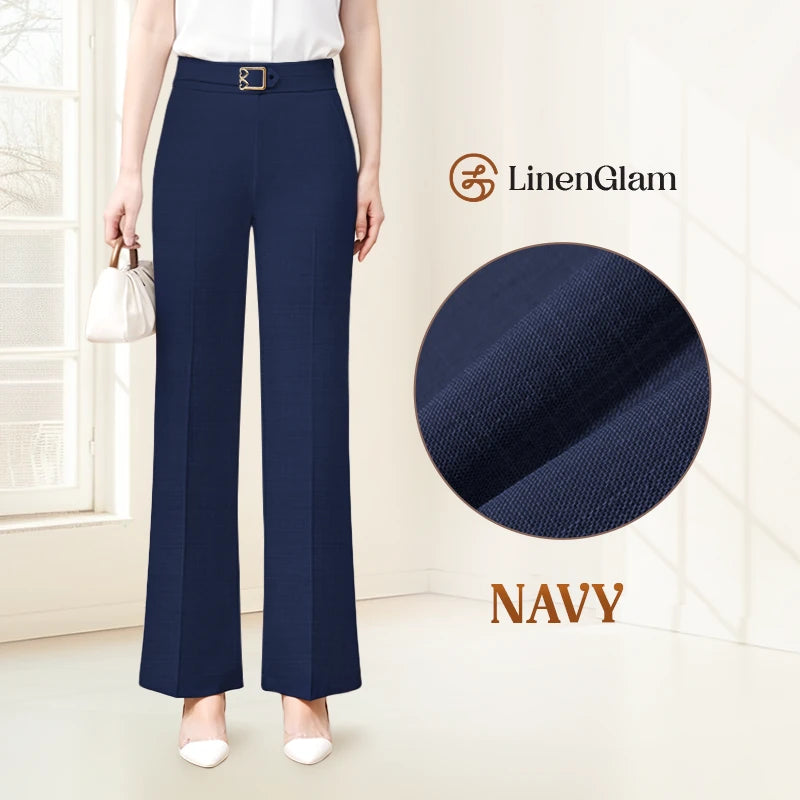 LinenGlam - LAST DAY 70% OFF - Women's All-Season Wide Leg Pants