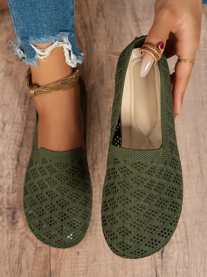 Women's Hollow Out Knit Shoes