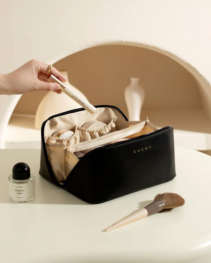 PU Leather Travel Makeup Bag