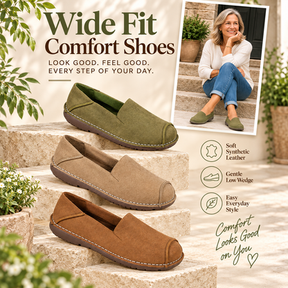💥 Mega Sale - 50% OFF Best Sellers Today Only! 💥Women’s Wide Fit Comfort Slip-On Shoe