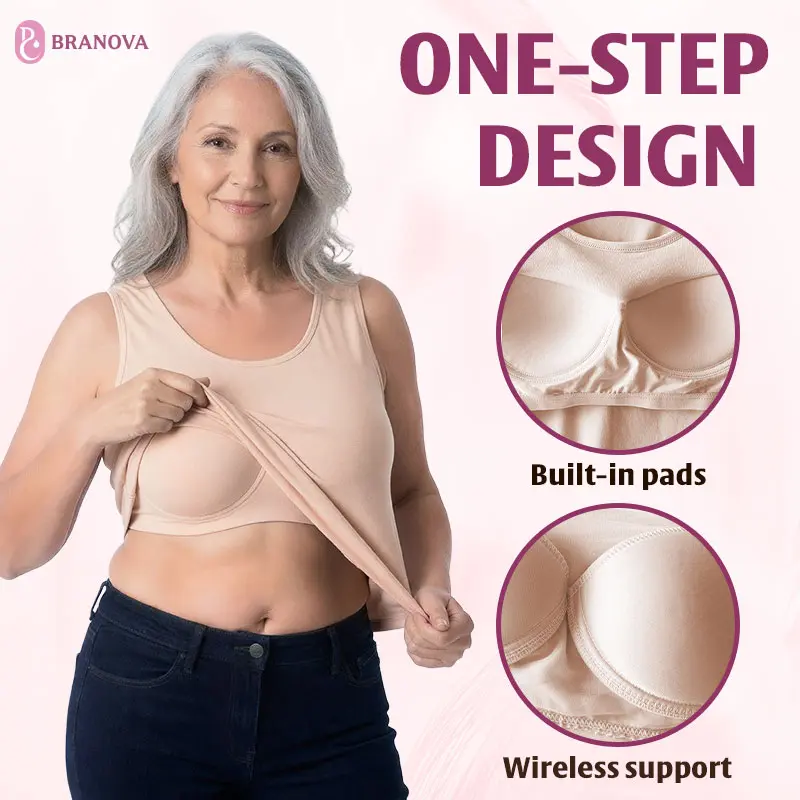 BraNova – Weiches Tanktop für Damen mit integriertem BH