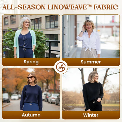 LinenGlam - LAST DAY 70% OFF - Women's All-Season Wide Leg Pants
