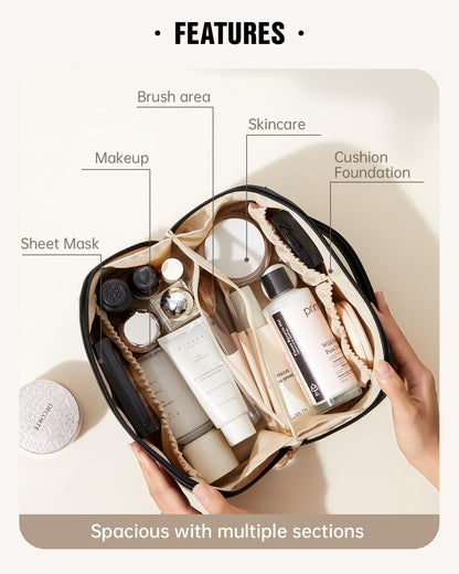 PU Leather Travel Makeup Bag