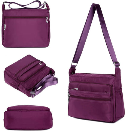 🔥 SALE 58% OFF🔥 – Crossbody Bag for Women, Waterproof Multi-Pocket Nylon Purse