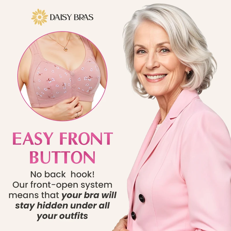 Daisy Bra – LETZTER TAG 80 % RABATT – Bequemer & Praktischer Vorderverschluss-BH