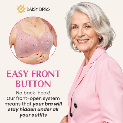 Daisy Bra – LETZTER TAG 80 % RABATT – Bequemer & Praktischer Vorderverschluss-BH