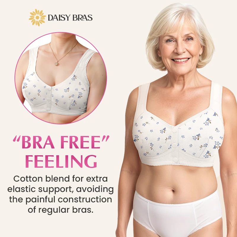 Daisy Bra – LETZTER TAG 80 % RABATT – Bequemer & Praktischer Vorderverschluss-BH