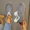 Women's Cozy Fleece-Lined Slip-On Ankle Boots