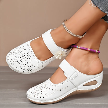 Orthopedic Wide-Toe Wedge Sandals – Lightweight & Non-Slip