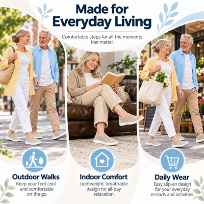 2026 ComfortStep™ Extra Wide Toe Adjustable Walking Shoes – Lightweight, Breathable & Non-Slip