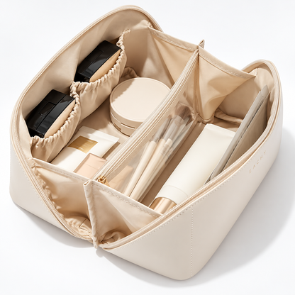 PU Leather Travel Makeup Bag