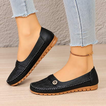 Women’s Quilted Slip-On Loafers | Lightweight Comfort Flats