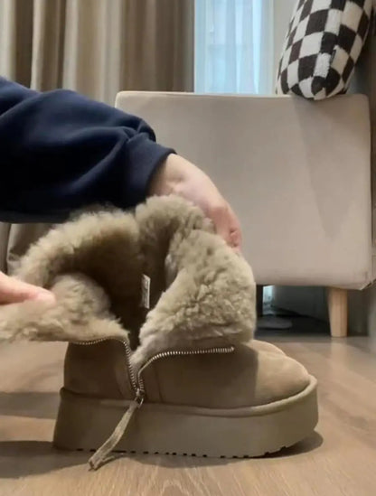 Women’s Cozy Lined Platform Boots
