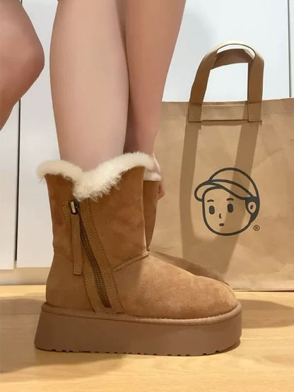 Women’s Cozy Lined Platform Boots