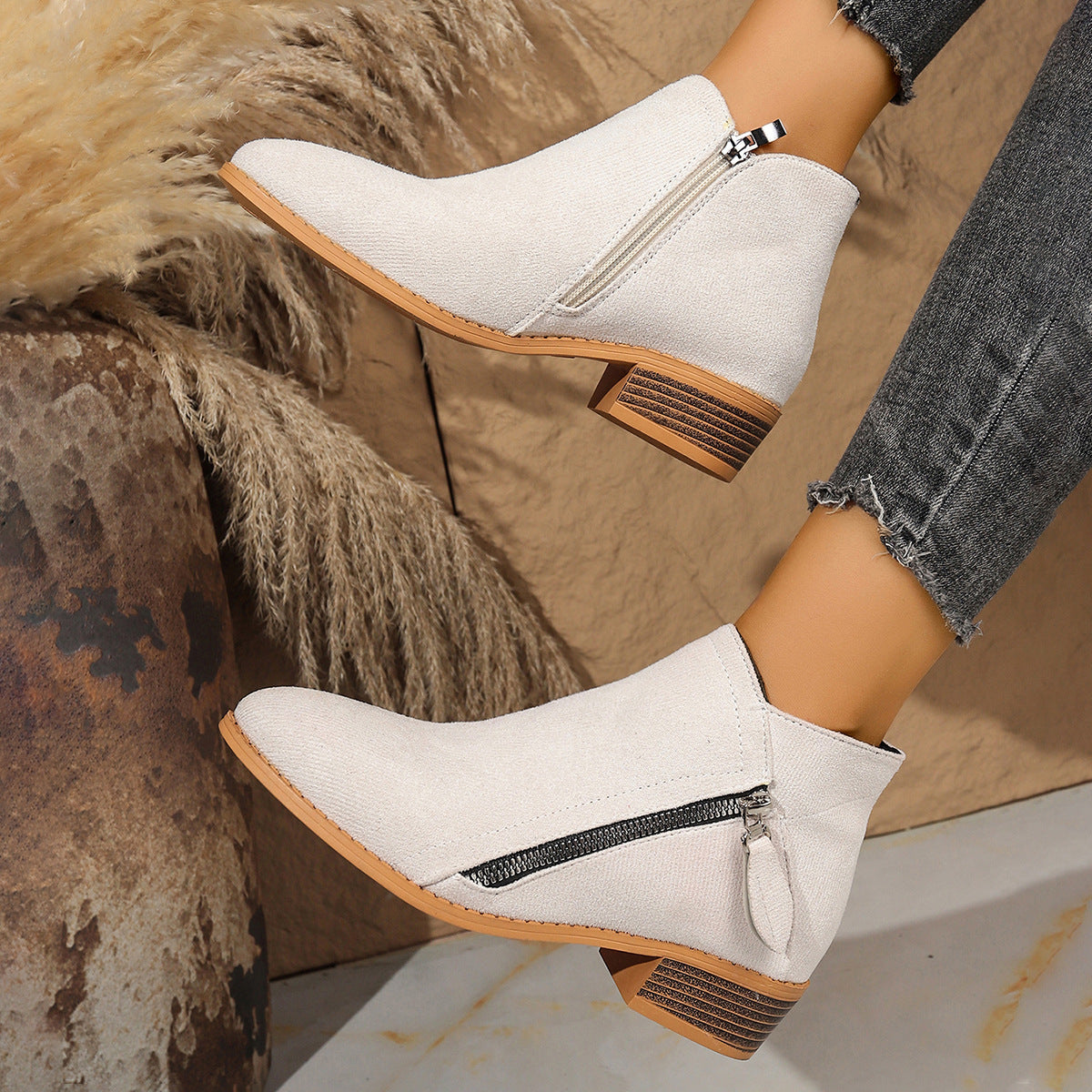 Women’s EasyStyle Low-Heel Ankle Boots