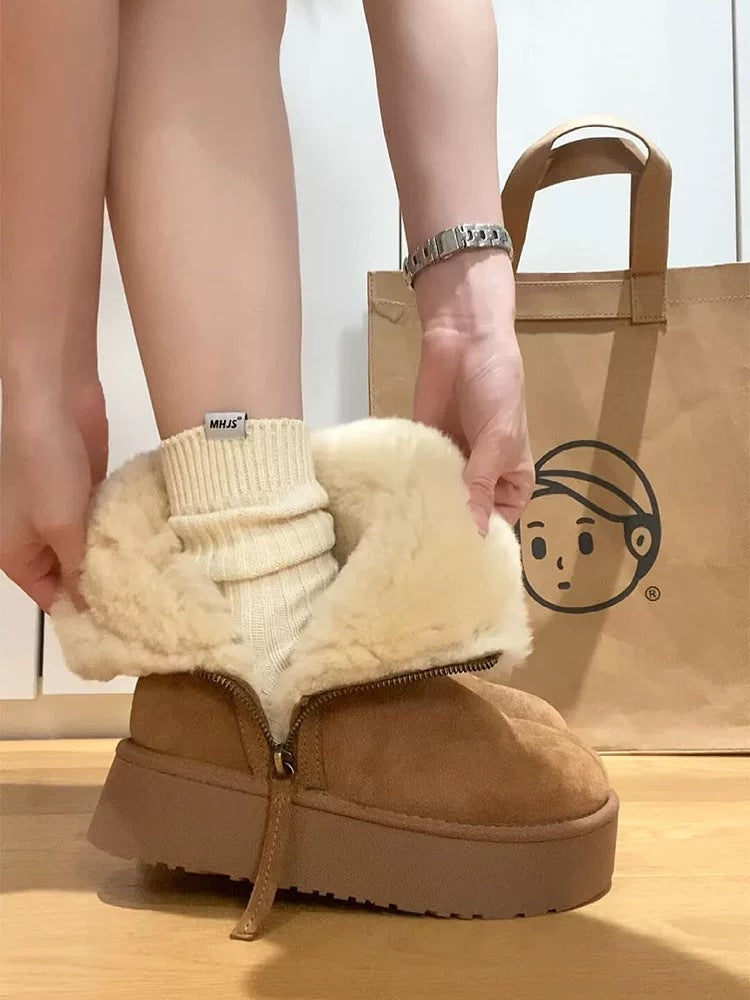 Women’s Cozy Lined Platform Boots