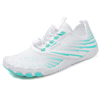 White / Mint Green