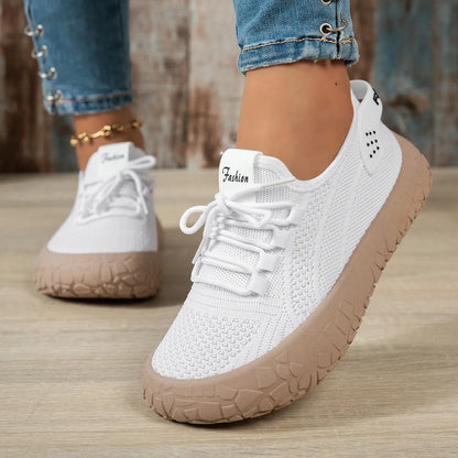 Women's breathable slip-on orthotic walking sneakers