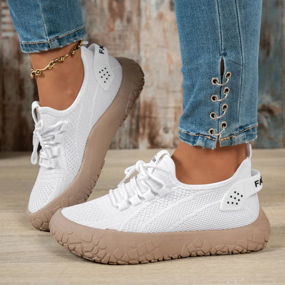 Women's breathable slip-on orthotic walking sneakers