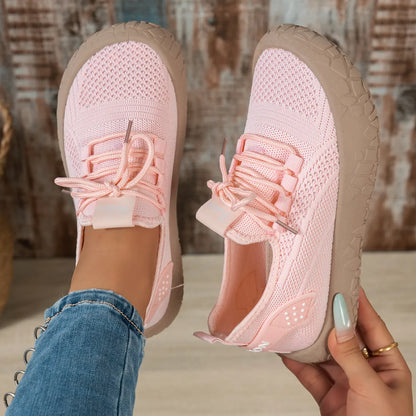 Women's breathable slip-on orthotic walking sneakers