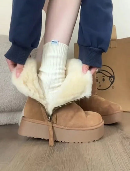 Women’s Cozy Lined Platform Boots