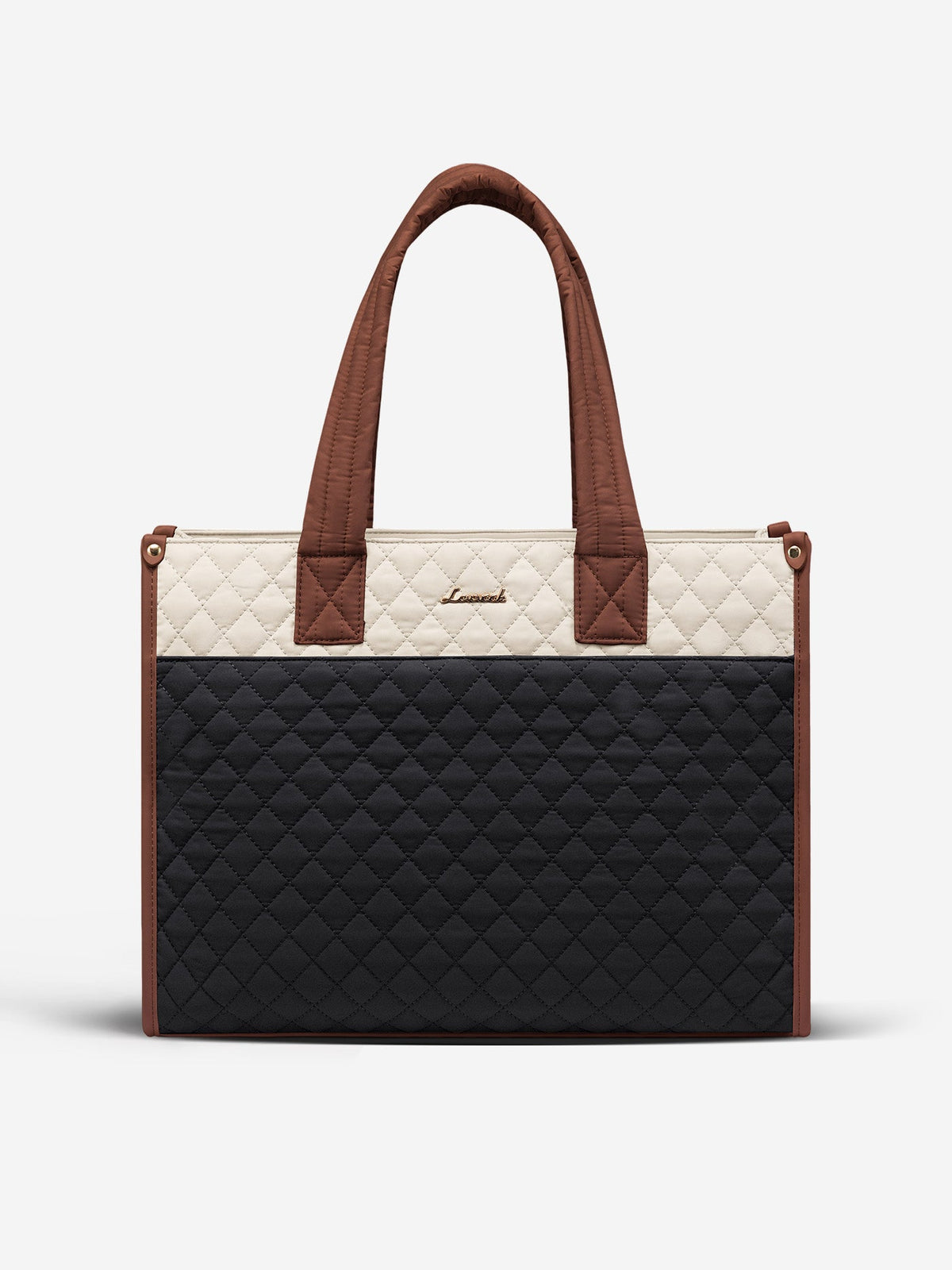 2Pcs Quilted Work Tote Bag, 15.6" 17.3"
