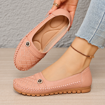 Women’s Quilted Slip-On Loafers | Lightweight Comfort Flats