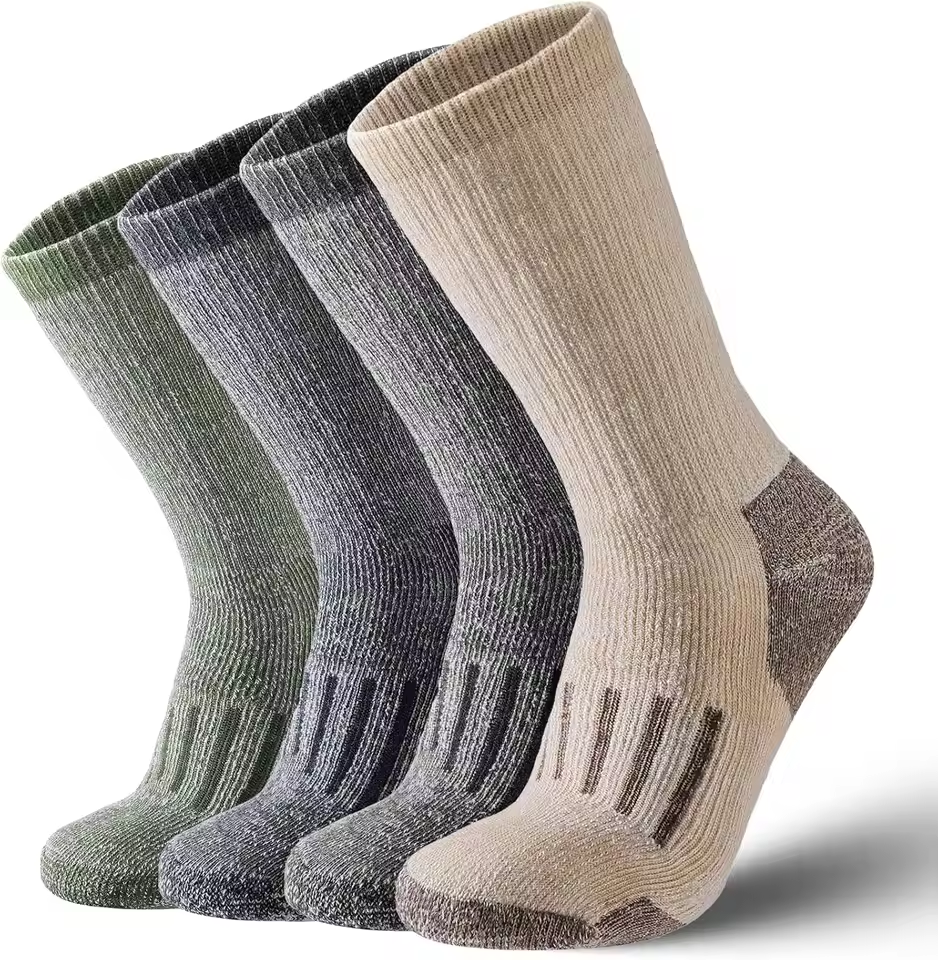 NordicGrip™ Thermische Socken aus 50 % Merinowolle für Stiefel